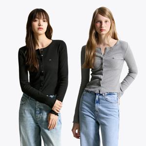 [공식][타미진스] 슬림 립 스냅 버튼 탑 2종 택1 (T32F6TTO01TWT2)