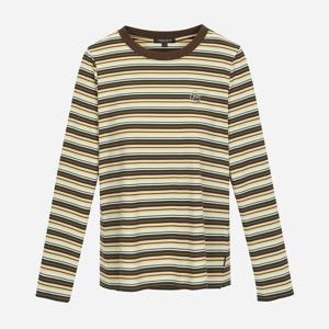 [써스데이아일랜드]멀티 스트라이프 자수 티셔츠 T256MTS142W