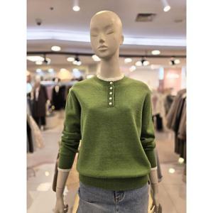 [무자크]진주 단추 반폴라 니트MQ1WKT19 세이브존03 [무자크]진주 단추 반폴라 니트MQ1WKT19 MQ1WKT19