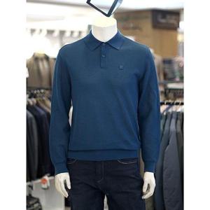 크로커다일 세이브존03 [크로커다일] 남성 봄 전판 조직 폴로 카라 니트 AGCDAABKT1353A