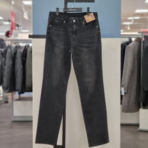 뱅뱅 HC21 공용 인밴드 블랙 슬림스트레이트 스판청바지 FQM140