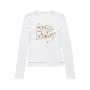 아크네 스튜디오 긴팔 티셔츠 AL0505183 OPTIC WHITE DOM