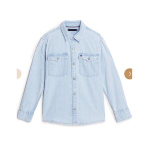타미힐피거키즈6  T42G0HSH130BT1   코튼 데님셔츠