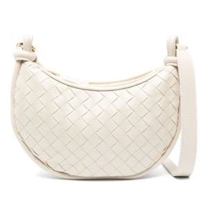 보테가베네타 가죽 크레센트 탑 지퍼 숄더백 796638 V1W519195