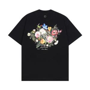 우영미 W253TS06 708B 플라워 백로고 티셔츠