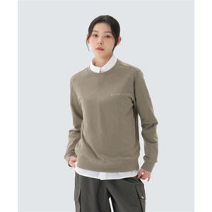 스노우피크 SNOWPEAK APPAREL 랜드 여성 에센셜 맨투맨 (S26SWFHT51) Vintage Gray S26SWFHT51VY 337568