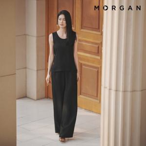 모르간 26SS 아세테이트 100% 밴딩 팬츠