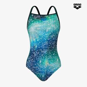 아레나 엔젤윙 원피스 싱글 크로스 스트랩백 A6SL1LO04 GRN