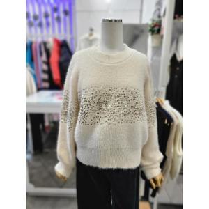 밸리걸 세이브존01 스팽글 라운드 니트 499200-1