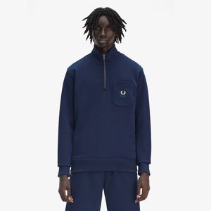 [공식] [Clubhouse] 엠브로이더드 챔피언 하프집 스웻셔츠 - 테니스 블루 AFPM2519847-X86