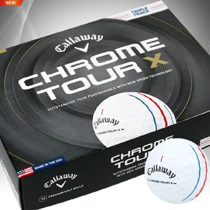 캘러웨이 26년 크롬투어 X 트루트랙 골프볼 화이트 4피스 12알