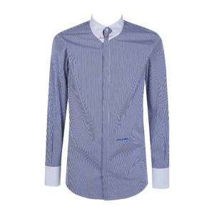 디스퀘어드2 이지 슬림 핀 칼라 셔츠 S74DM0998 D35441 001F