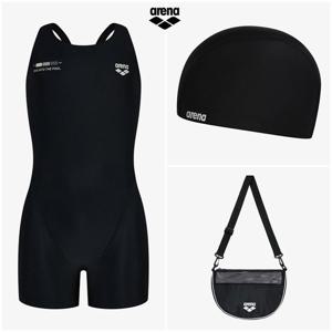 아레나 모노풀 아동 3부 반신 키트 A6SG1KG01 BLK