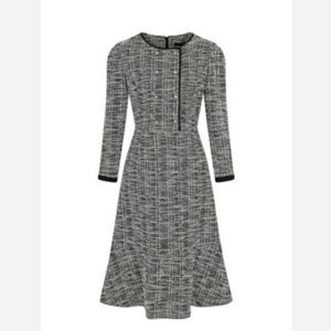 더아이잗 세이브존07 버튼 트위드 원피스 IN3N0OP76