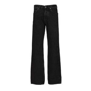 생로랑 V 웨이스트 롱 baggy jeans in 90s french 블랙 데님 834135Y13MA1805 TP572007609