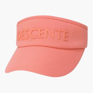 데상트골프썬캡 JQS DQ12WFSV35-CORG 여성 펀칭 선바이저 / Creamy Orange