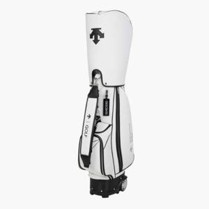 데상트골프캐디백 JQS DQ12WFCB21-BWTG 여성 빅휠 캐디백 / Bright White