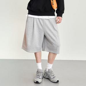 [베이직하우스] 버뮤다 와이드 원턱 6부 반바지 (2컬러)