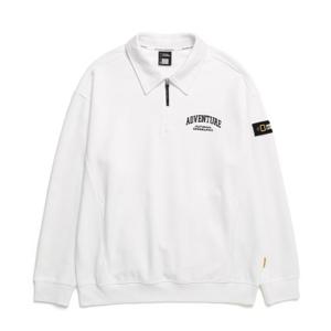 내셔널지오그래픽 N241MSW080 세미오버핏 카라 반집엎 맨투맨