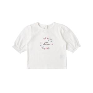 (밍크뮤10) (IV)플라워자수7부티셔츠 (3611533101)