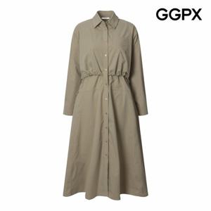 [GGPX] 버튼업 바스락 스트링 원피스 (GQ2OP001B)