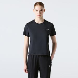 [데상트공식] 우먼스 러닝 세미 크롭 반팔 티셔츠 SR122RTS31