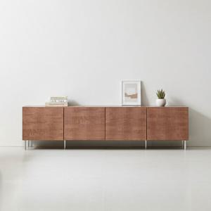 라자가구 비바 노블 템바보드 높은 거실장 2000 LNK152