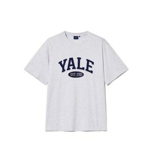 예일 YALE 투톤아치 반팔티셔츠_라이트 그레이 YGM1SS306SLG 372206
