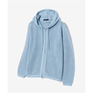 예일 YALE 메쉬 후드 니트 집업 빈티지 핑크 YES1KT309AVP 372581