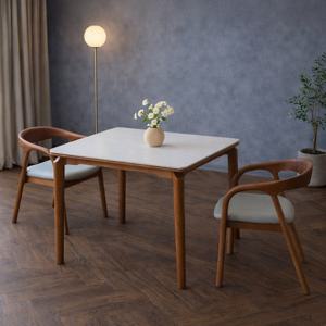 신혼 패밀리 추천 세라믹 2인용 식탁 (의자2) TP1139