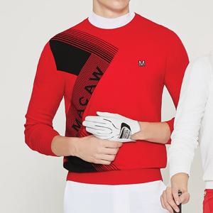 [마코] (남성)사선컬러 블록 변형 풀오버 티셔츠_MNM1SW61