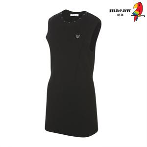 [마코] (여성)라운드넥 니트 롱 베스트_MNW1SV63