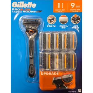 질레트 프로글라이드 면도기세트(면도기1+면도날9)