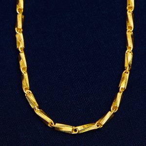 베티블루 24K 순금 대나무 꽈베기 체인 남성 남자 금 목걸이 37.5g (10돈)