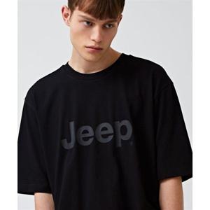 지프 JEEP [190g] 빅 로고 반팔 티셔츠 (JR5TSU091BK)