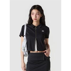 엄브로 여성우먼스 골지 반팔 가디건 자켓 UQ222CFT59 373040