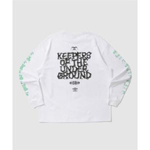 엄브로 UMBRO [UMB X SCR] 그래픽 긴팔티 화이트(UP321CRL89) UP321CRL89_WHT0 372644