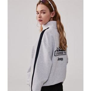 지프 JEEP [430g] 고중량 트랙 반집업 맨투맨 (JP5TSU832MW)