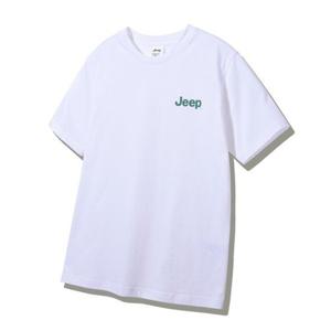 지프 JEEP 코튼 30수 스몰로고 반팔 티셔츠 (JR5TSU092OW)