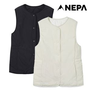 네파 여성 써모퍼프 리버서블 패딩 베스트 7L61469