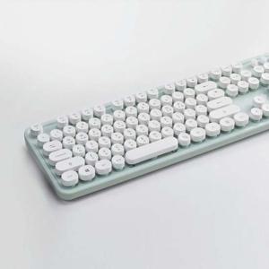 감성 레트로 무선 키보드 민트 KBD-48