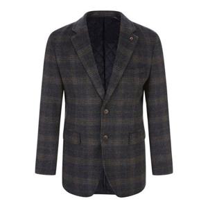 인디안 INDIAN 울 혼방 체크 자켓_MIEFU4W9431