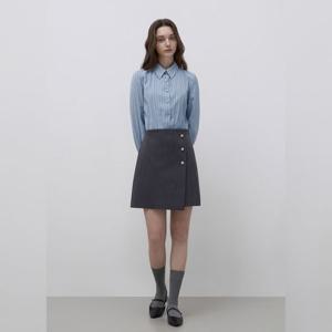 잇미샤 스트라이프 셔츠 원피스 ITQ4WOP750