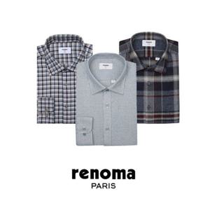 레노마 겨울 따뜻한 기모 체크 남방 21종 택1