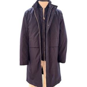 레노마 FW 프리미엄 네이비 구스 패딩 탈부착 코트 (R0LMBH71A)