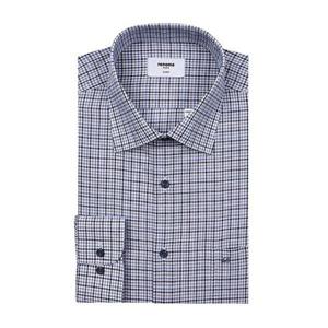 레노마 (일반핏) 시원하고 터치감 좋은 카치온 린넨 혼방 멀티 미니 체크 (ROSSG0035-BU)