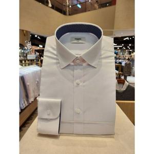 레노마 (일반핏)시원하고 구김없는 모달필라필 오염이적은 카라카후스배색 흰색블루 긴팔셔츠 2종택1 ( RZRSG1903)