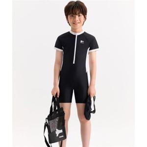 레노마 RENOMASWIM 남아 유니타드 3부 반신 생존수영 키트 블랙 RN-BS2F592-BK