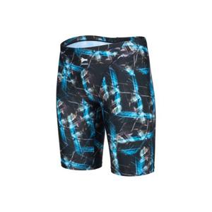 레노마 RENOMASWIM 남성 지오메트릭 4부 롱사각 수영복 블랙 RN-MS2G232-BK