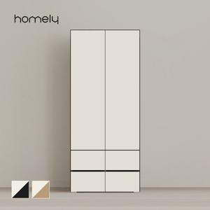 홈리 빌트인 빅수납 E0 터치 모듈 800 2단 서랍 옷장